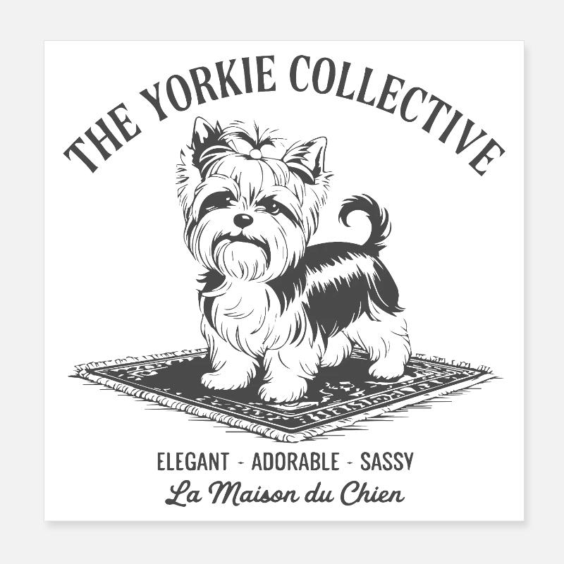 Impression du logo Yorkie Collective Poster 20 x 20 cm