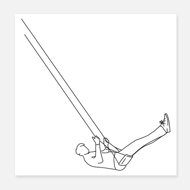 Swing Poster 8" x 8" (20x20 cm)