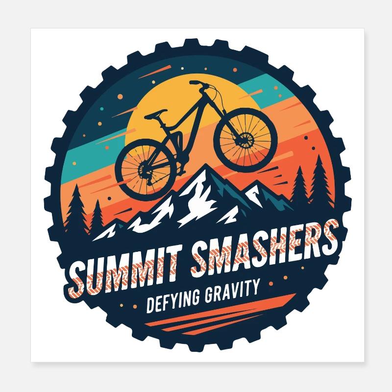 Summit Smashers Defying Gravity Poster 8" x 8" (20x20 cm)