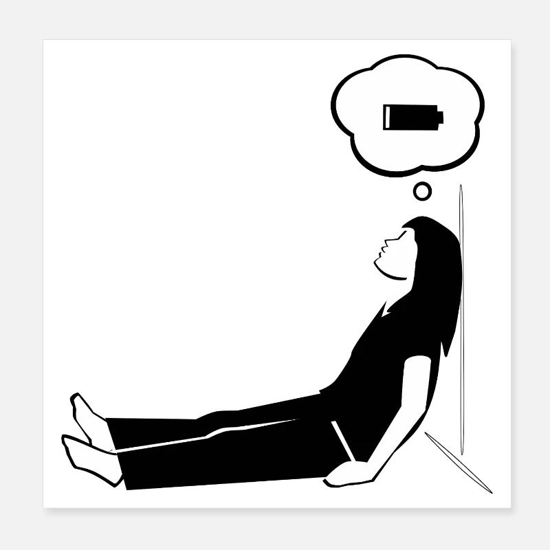 Mode Mère - Faible Puissance Poster 20 x 20 cm