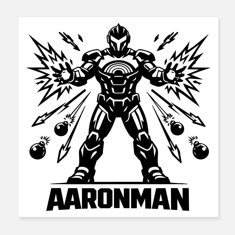 Aronman Poster 20 x 20 cm