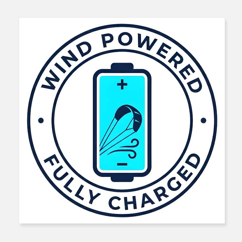 Chargé Poster 20 x 20 cm