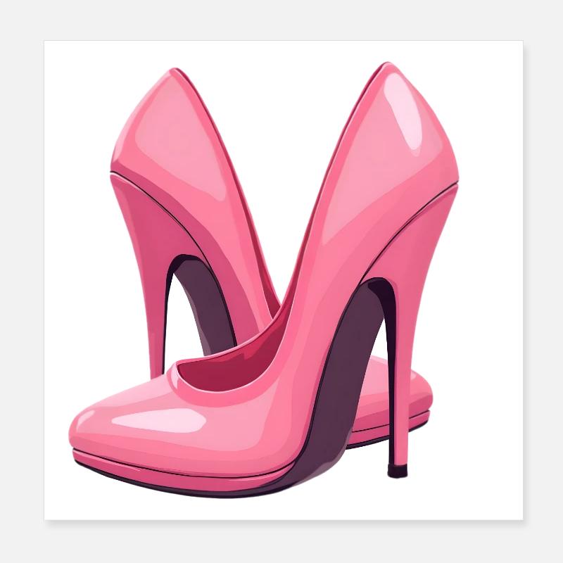 High Heels Shoes Poster 8" x 8" (20x20 cm)