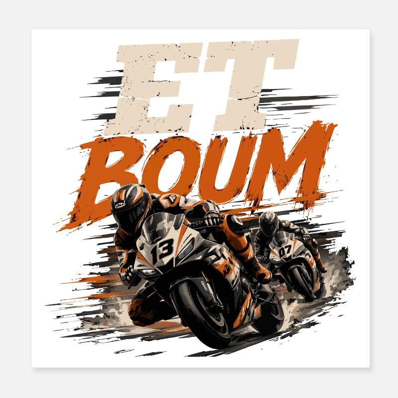 UND ZACK Poster 20x20 cm
