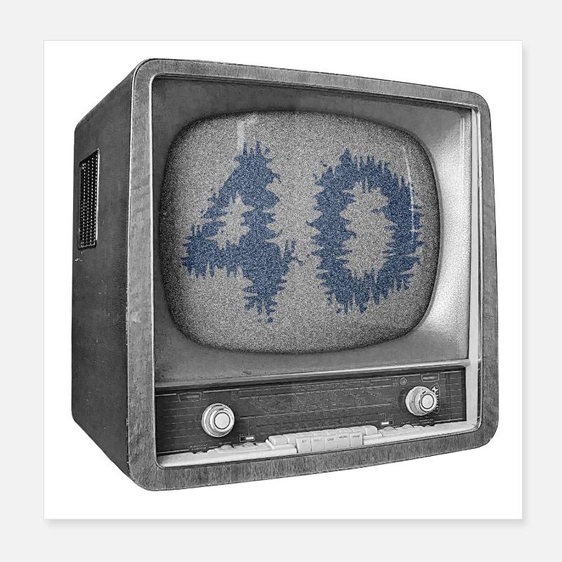 anniversaire de 40 ans Poster 20 x 20 cm