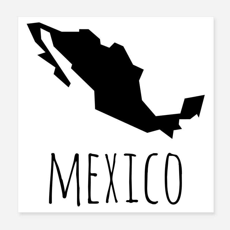 mexico Poster 20x20 cm