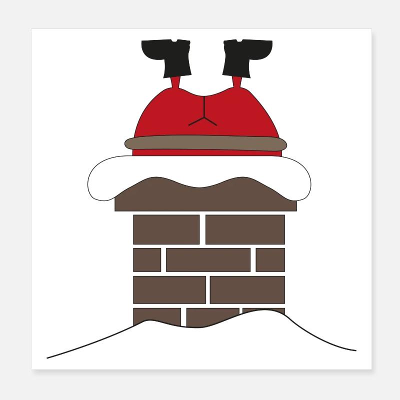 weihnachten Poster 20x20 cm