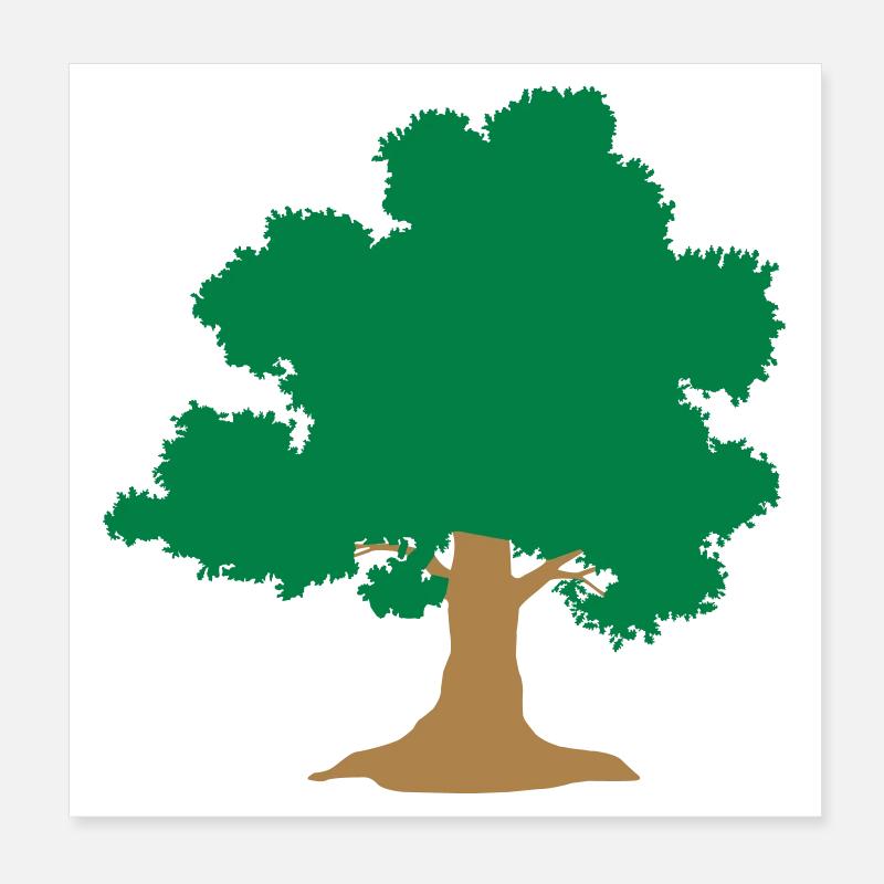 wild tree tree Poster 8" x 8" (20x20 cm)
