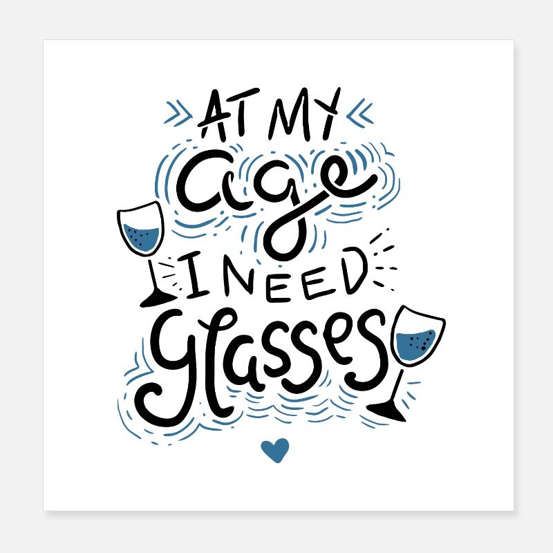 Anniversaire Poster 20 x 20 cm
