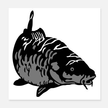 Carp Poster 20x20 cm
