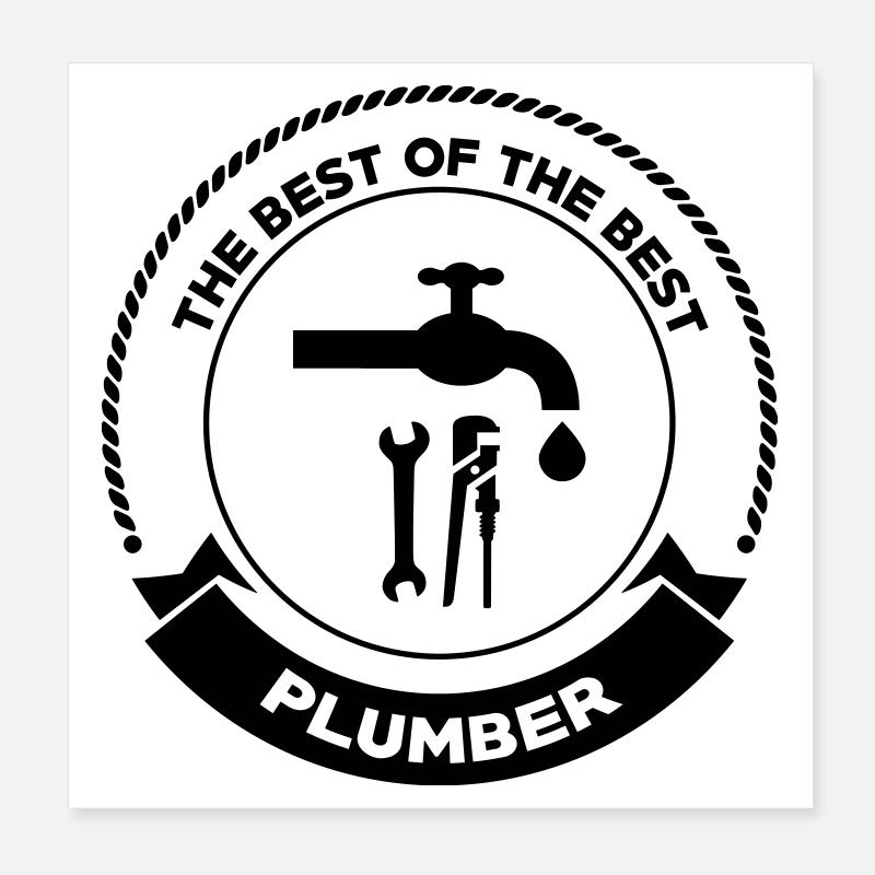 Plumber Poster 20 x 20 cm