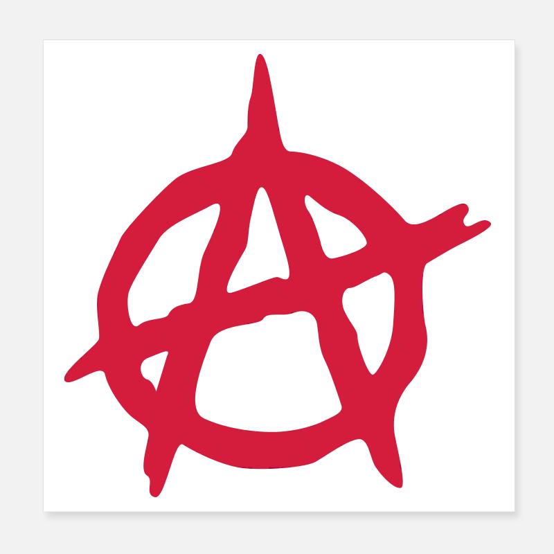 anarchy Poster 8" x 8" (20x20 cm)