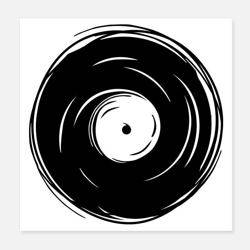 vinyle Poster 20 x 20 cm