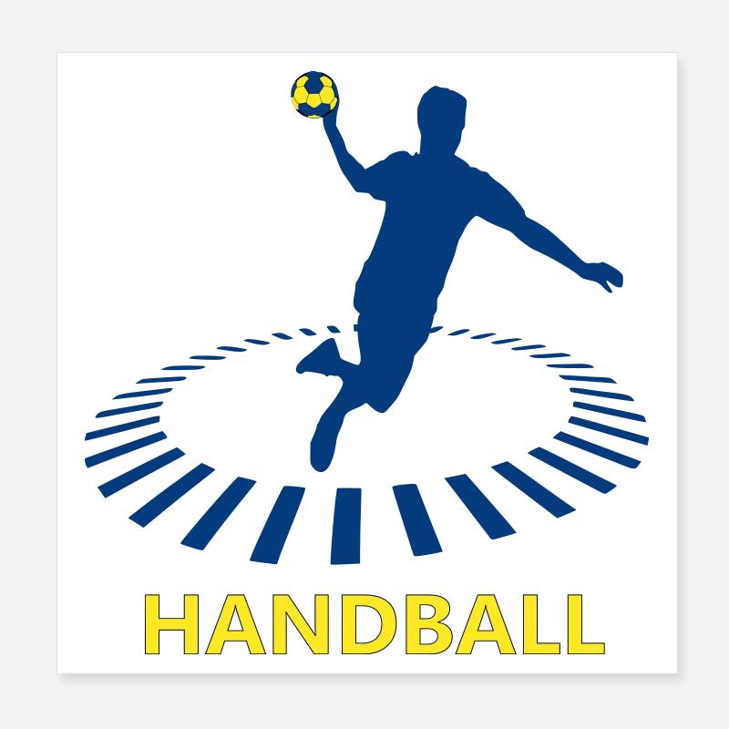 Handball Poster 20 x 20 cm