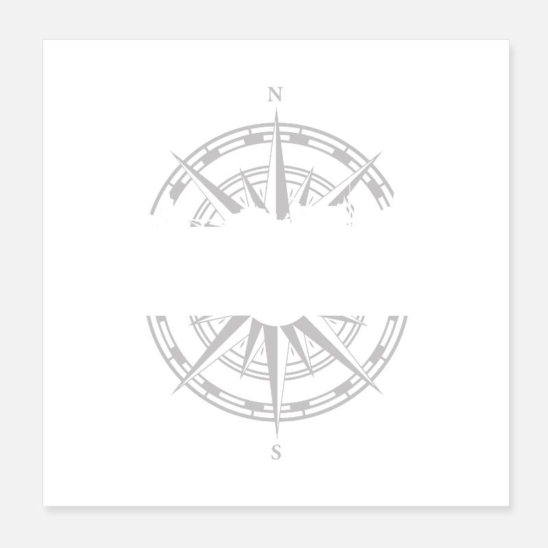 Skyline Dresden Poster 20x20 cm