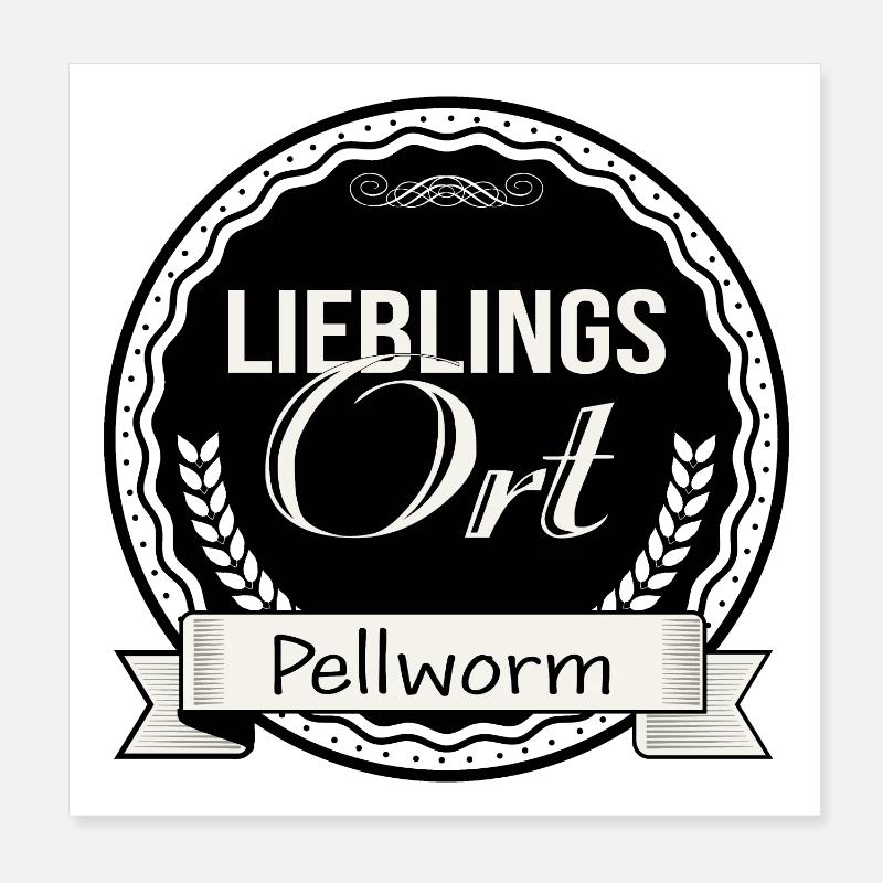 Lieblingsort Pellworm Poster 20x20 cm