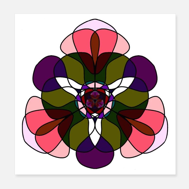 Ornament Poster 8" x 8" (20x20 cm)