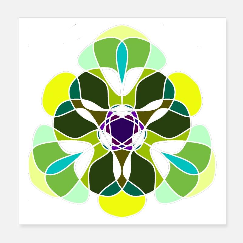 Ornament Poster 8" x 8" (20x20 cm)