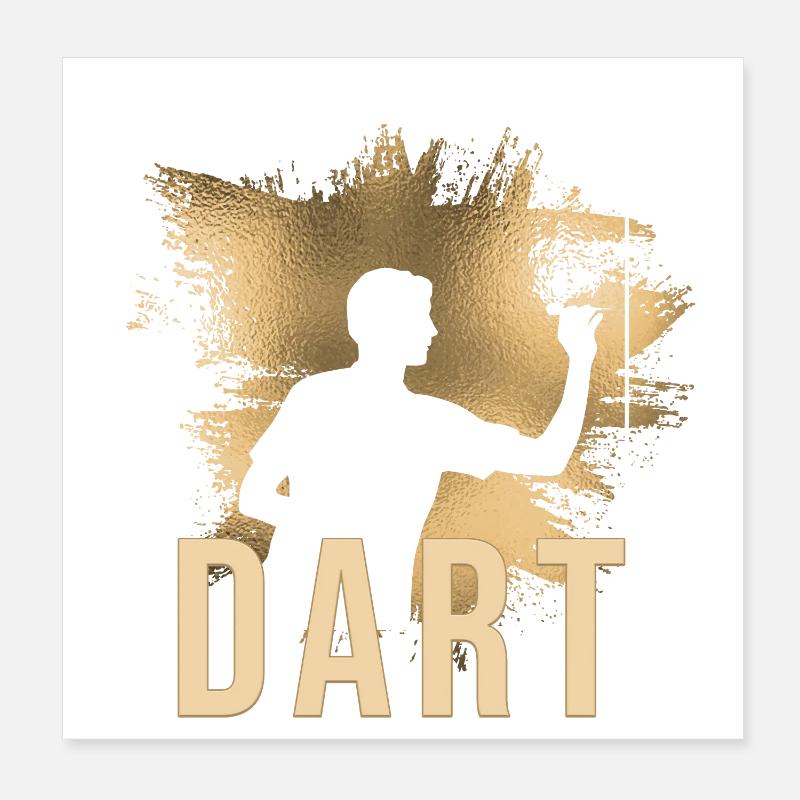 Dart Poster 20x20 cm