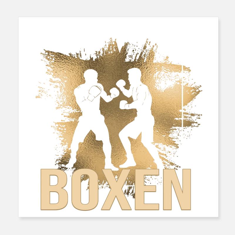Boxen Poster 20x20 cm
