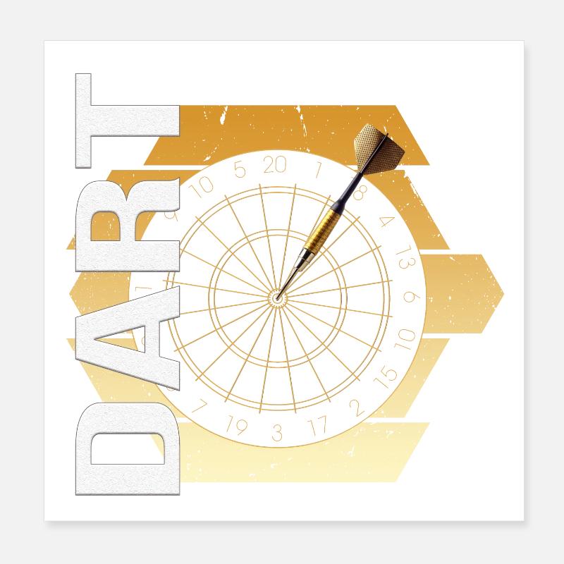 Dart Poster 20x20 cm
