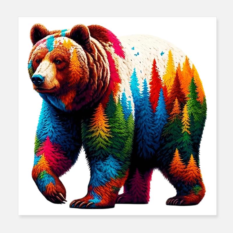Ours Poster 20 x 20 cm