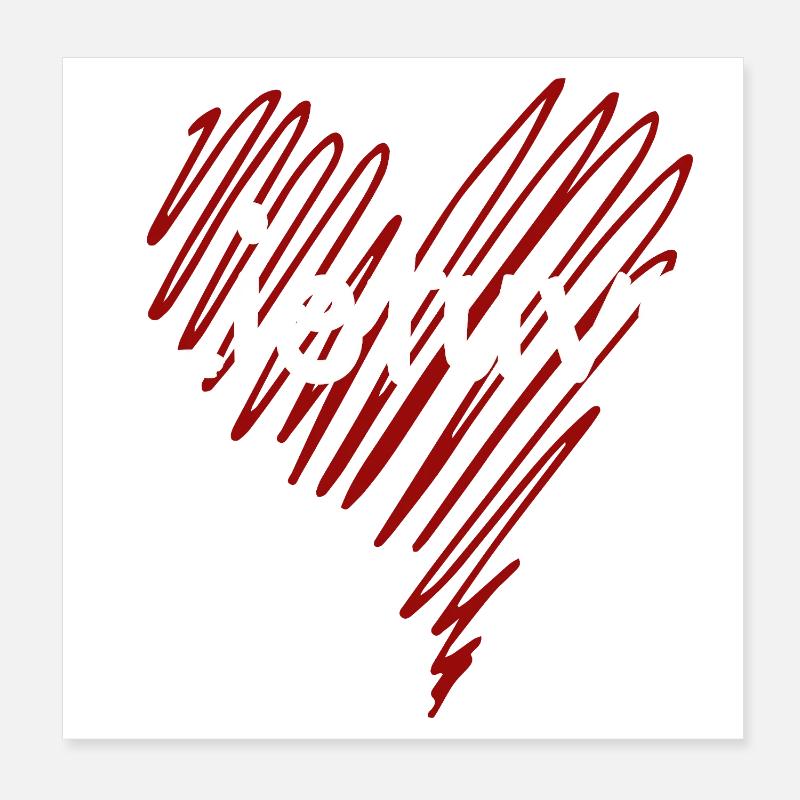 I love Lithuania, Lithuanian pride Poster 8" x 8" (20x20 cm)