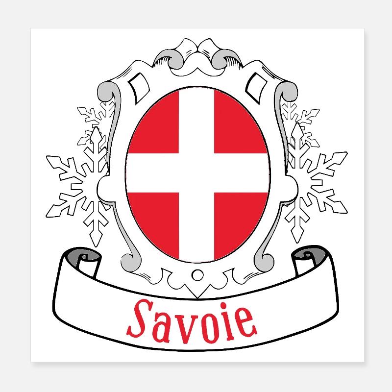 Savoie Poster 20 x 20 cm