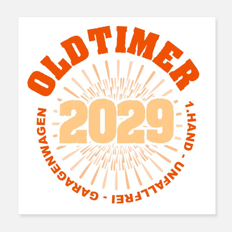 2029 Poster 20 x 20 cm