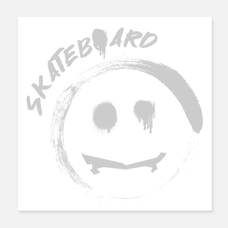 Skateboard Poster 20 x 20 cm