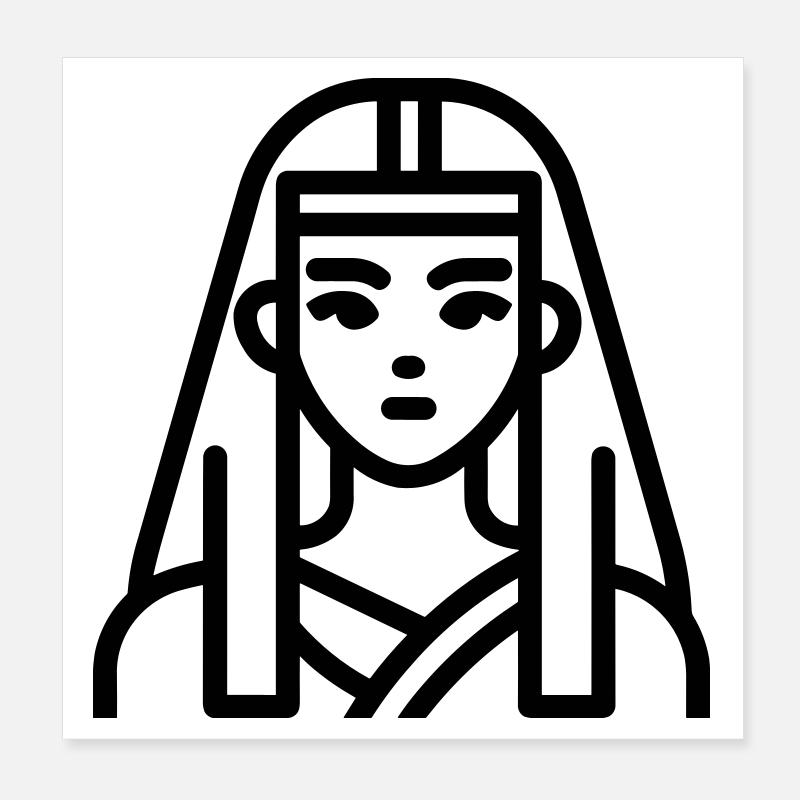 pharaoh Poster 8" x 8" (20x20 cm)