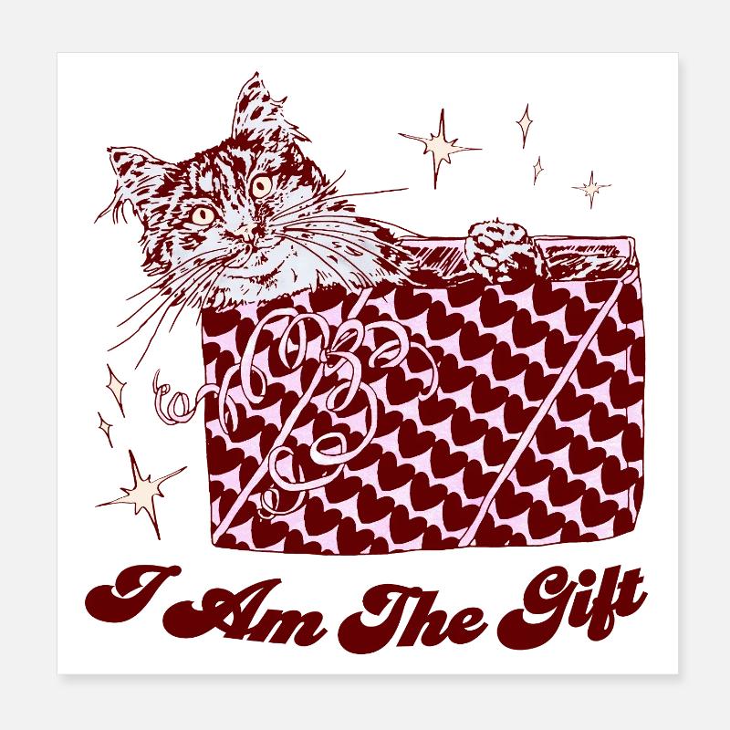 I AM THE GIFT Poster 8" x 8" (20x20 cm)