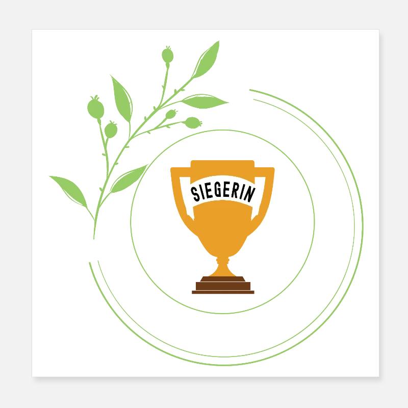 Airsoft Siegerin Gewinner Turnier Meisterschaft Poster 20x20 cm
