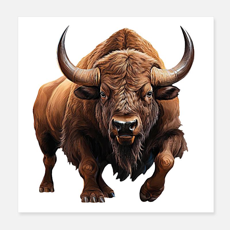 Aurochs Poster 20 x 20 cm