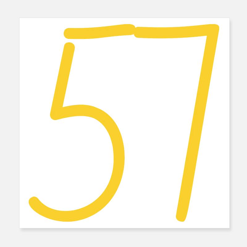 57 Poster 20 x 20 cm