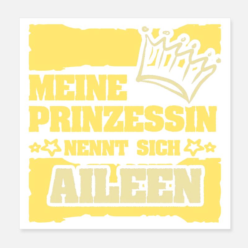 Spruch Aileen Poster 20x20 cm