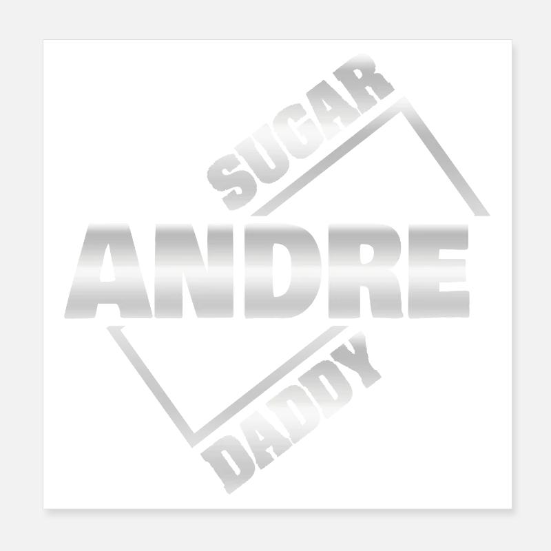 Geld Andre Poster 20x20 cm