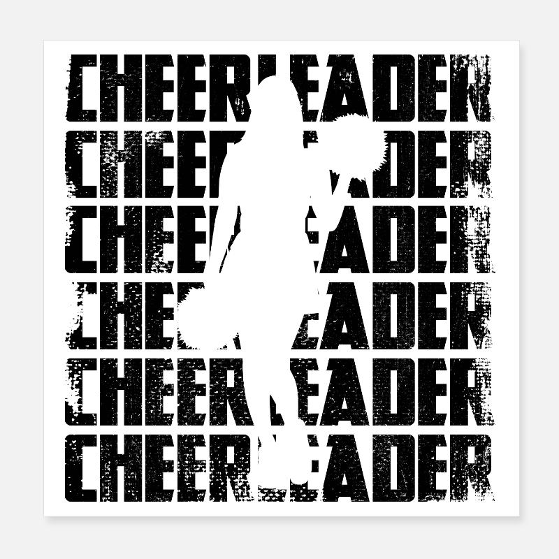 cheerleader Poster 20 x 20 cm