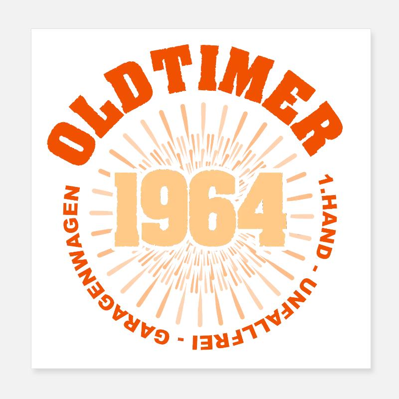 1964 Poster 20 x 20 cm
