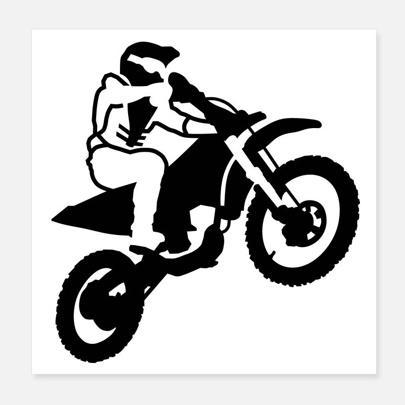 motorrad_8 Poster 8" x 8" (20x20 cm)