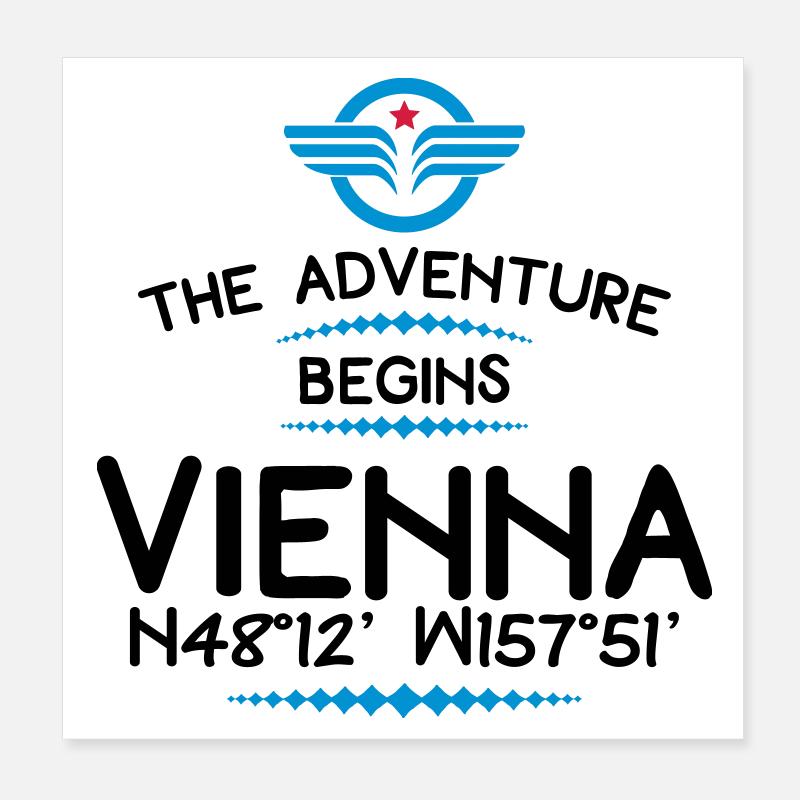 Vienne Poster 20 x 20 cm