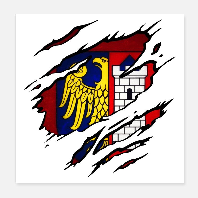 Gleiwitz - Polen Poster 20x20 cm