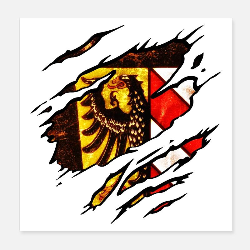 Nürnberg Poster 20x20 cm