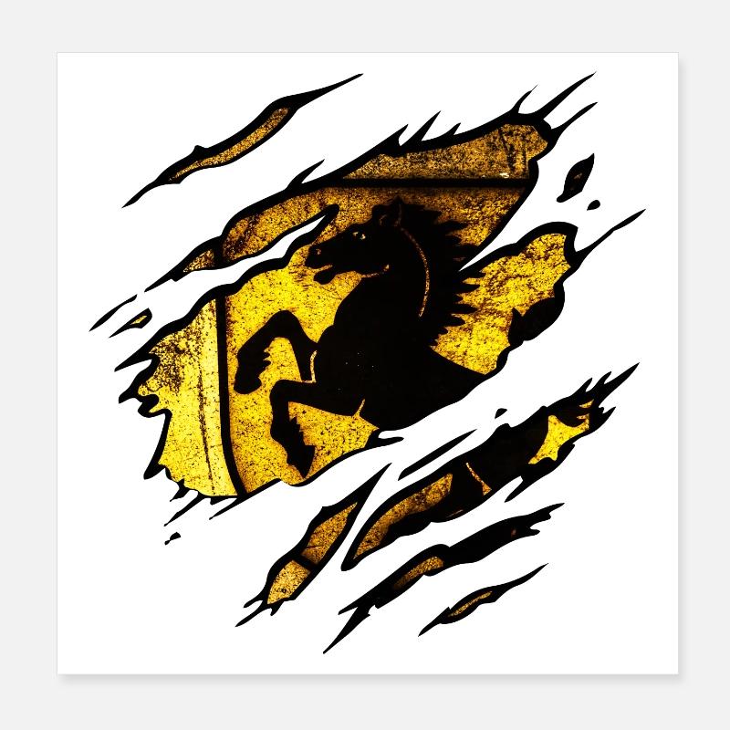 Stuttgart - Stuttgart Zerrissen Poster 20x20 cm