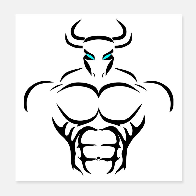 Alpha Taurus Deluxe Poster 8" x 8" (20x20 cm)