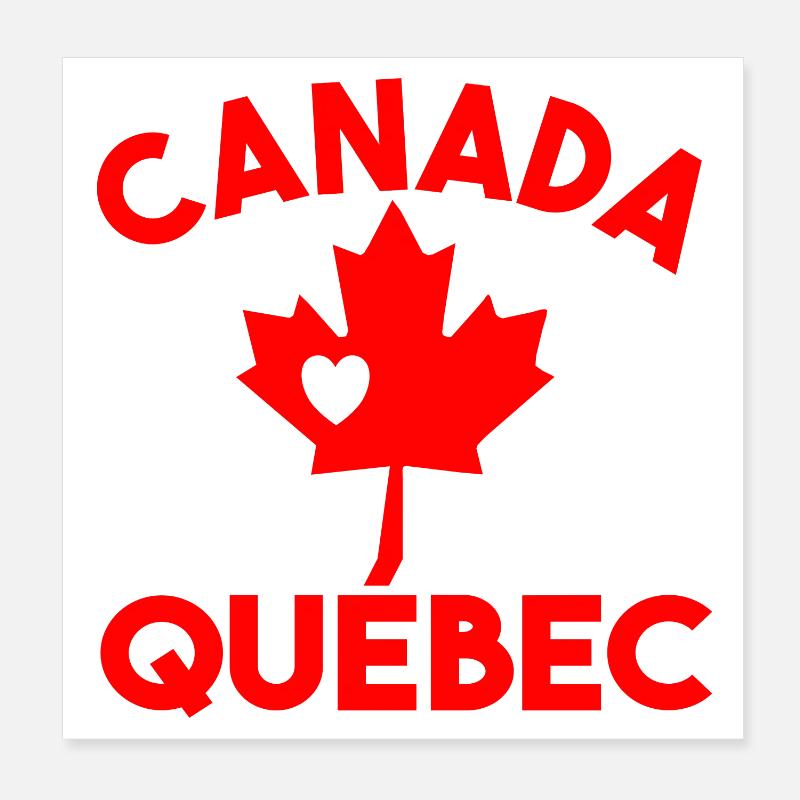 Kanada Québec Poster 20x20 cm