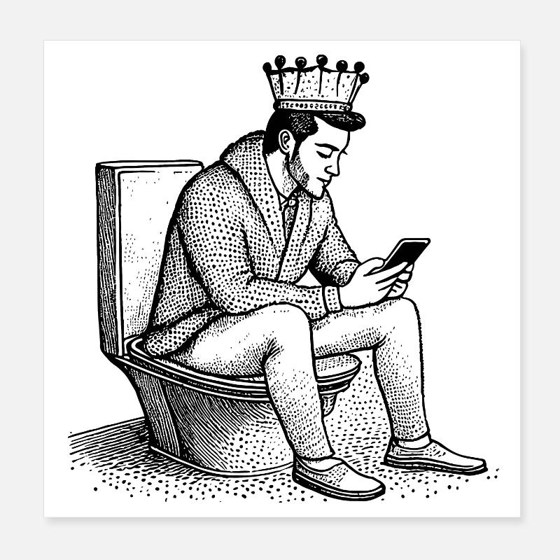 Sur le mobile Poster 20 x 20 cm