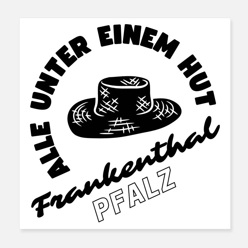 Frankenthal Pfalz Poster 20x20 cm