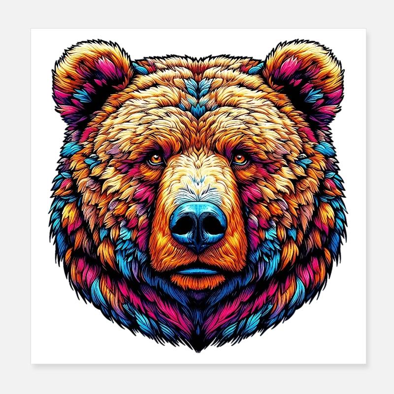 Ours Poster 20 x 20 cm