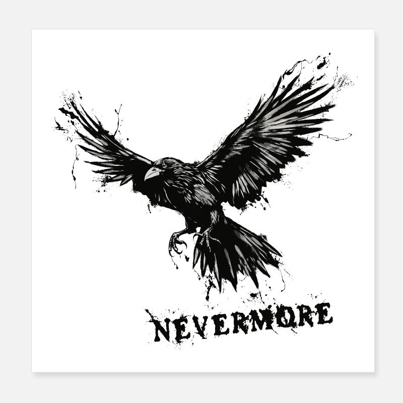 Plus jamais Poster 20 x 20 cm